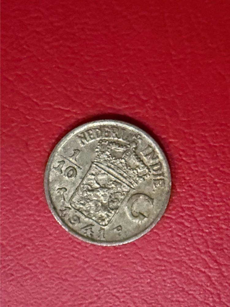 1/10 gulden silver coin