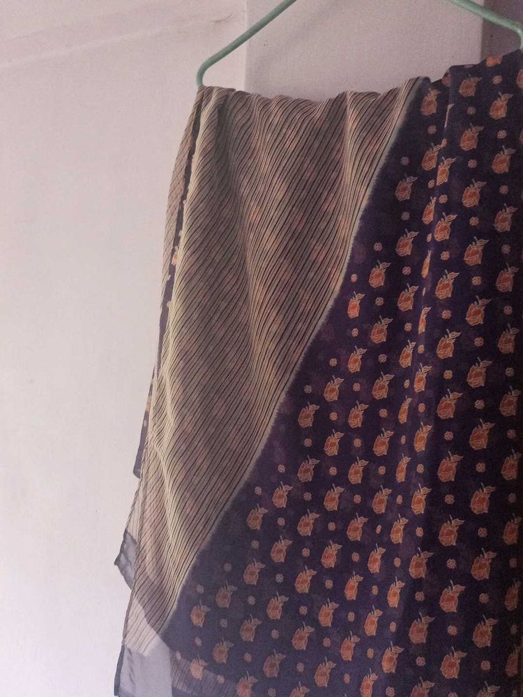 purple saree