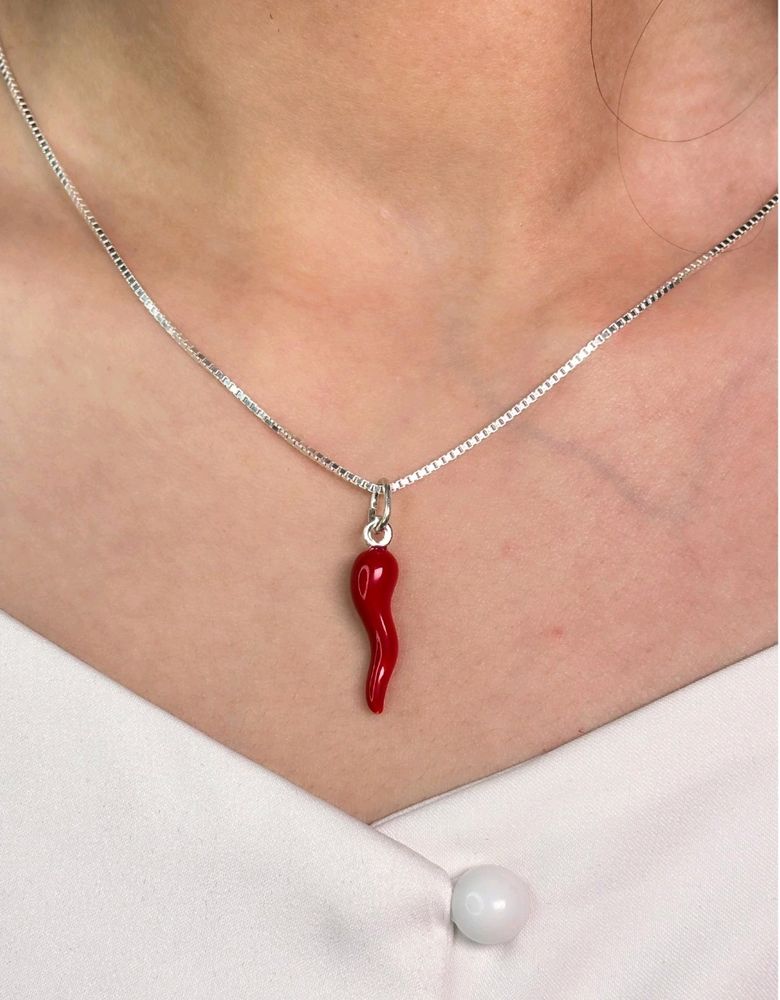 Silver🌶 Chain Pendent Pure 925