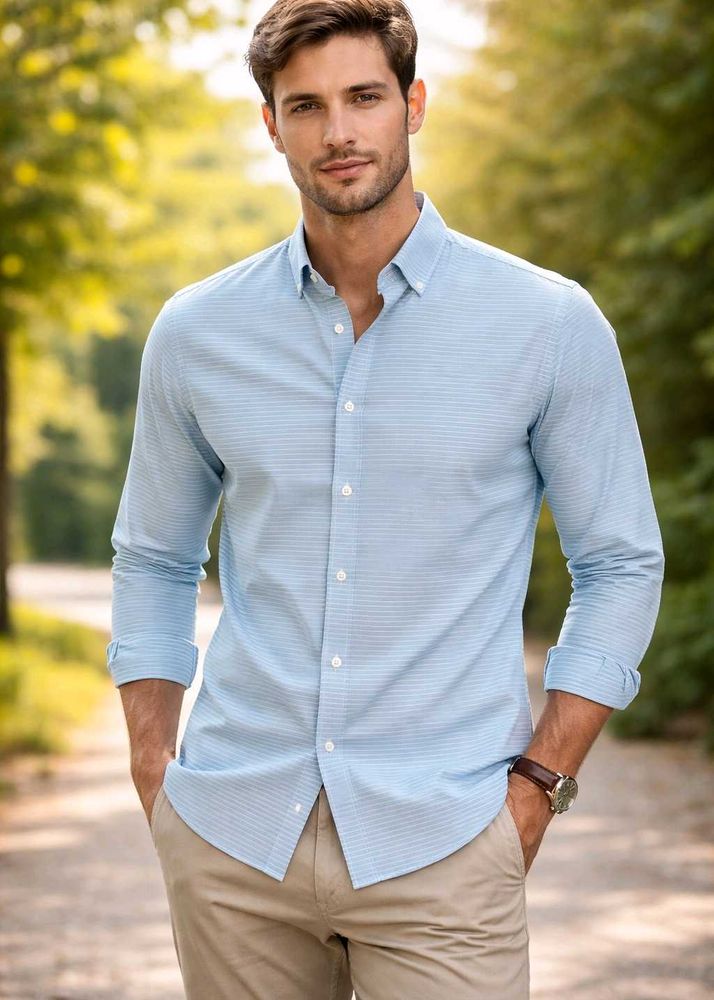Striped shirt length (2.2 mtr)