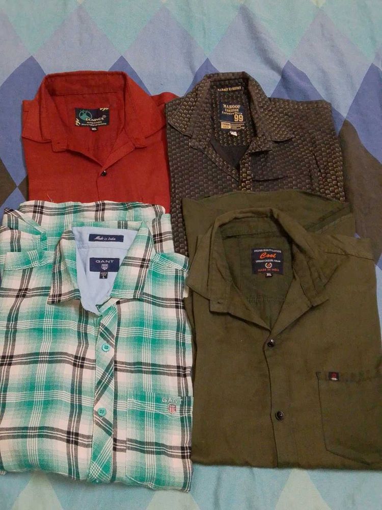 Bundle of4 Men's Casual Shirts