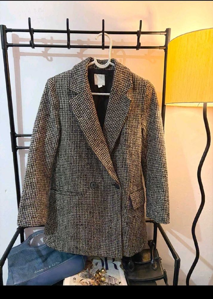 Classic Plaid Blazer