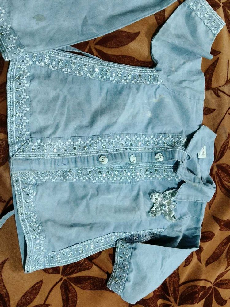 Embellished Kurta Set
