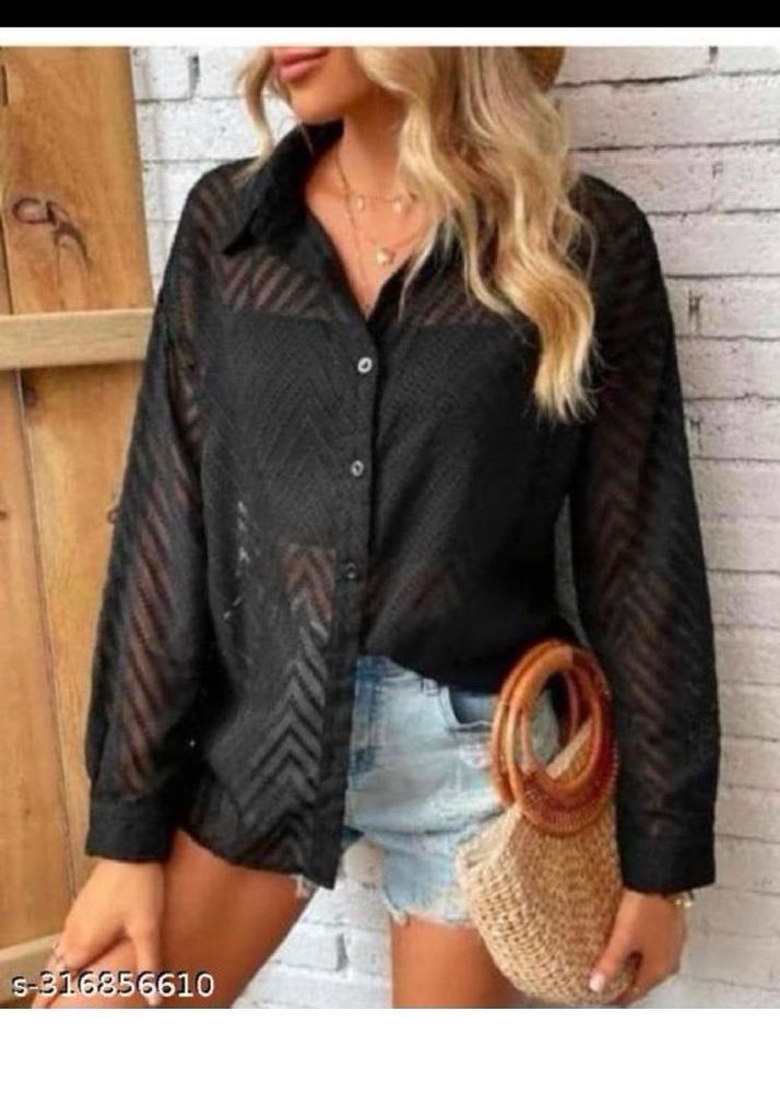 Mesh Black Shirt