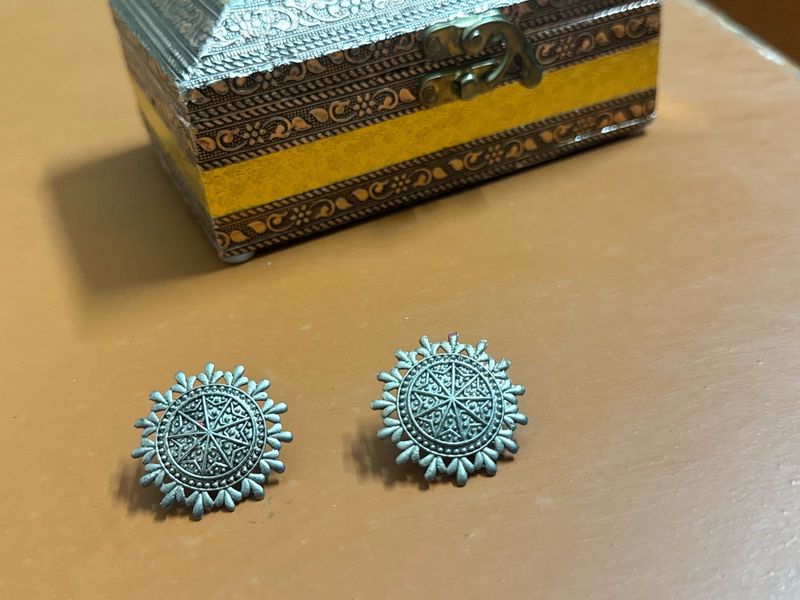 Silver Stud Earrings