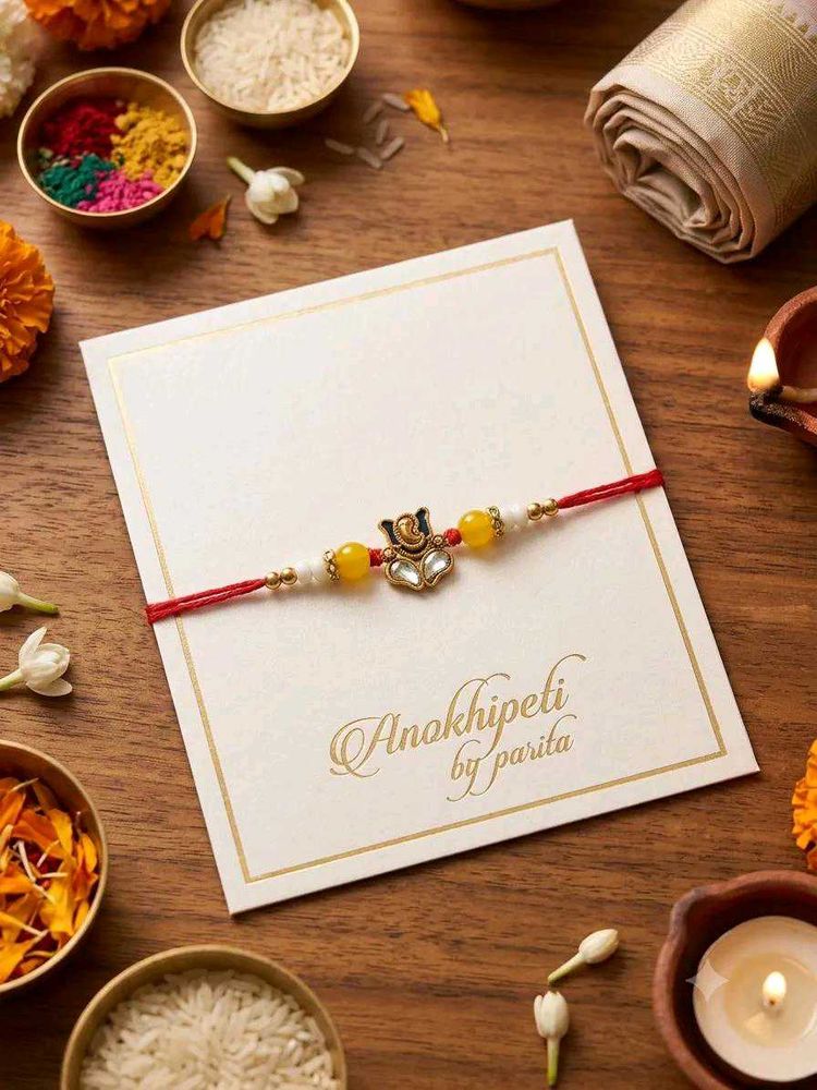 Beautiful Ganesha Rakhi (Combo of 6)