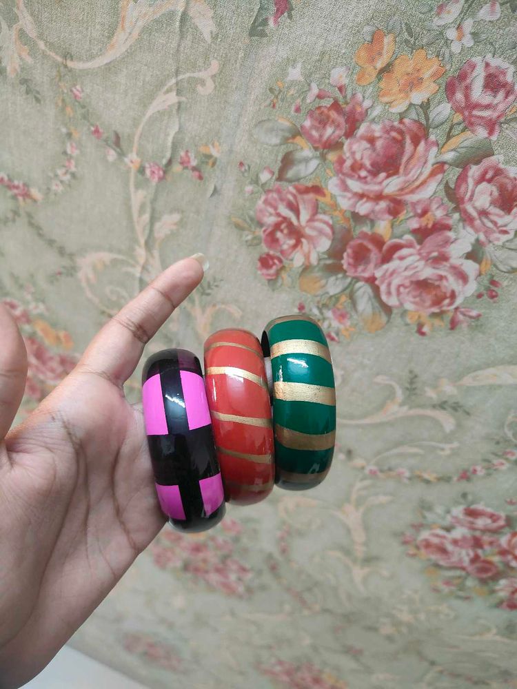 Set of 3 Colorful Bangles
