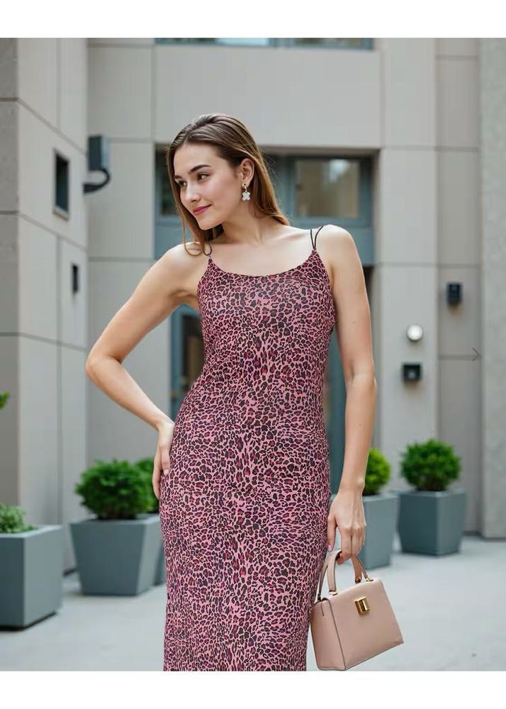 Sale!!Shein Stylish Leopard Print Slip Dress
