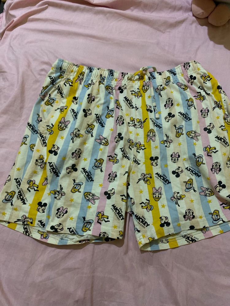 Cute Mickey &amp; Friends Pajama Shorts