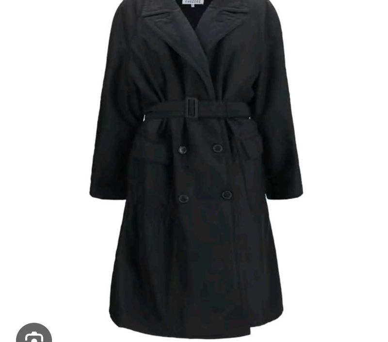 Classic Black Trench Coat