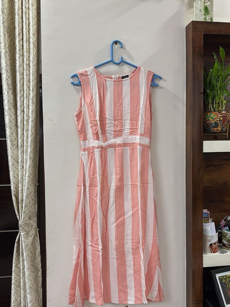 Striped Midi Dress