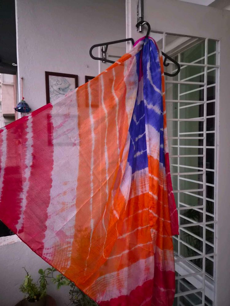 Vibrant Tie-Dye Dupatta from Jaipur