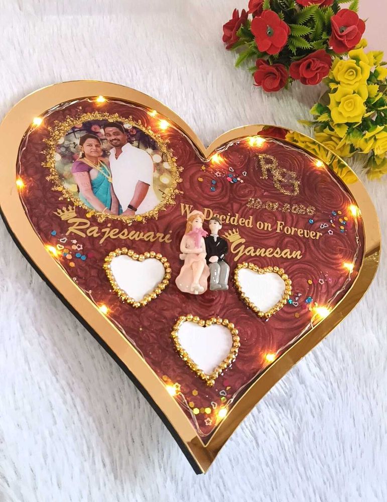 Personalized Heart Photo Frame