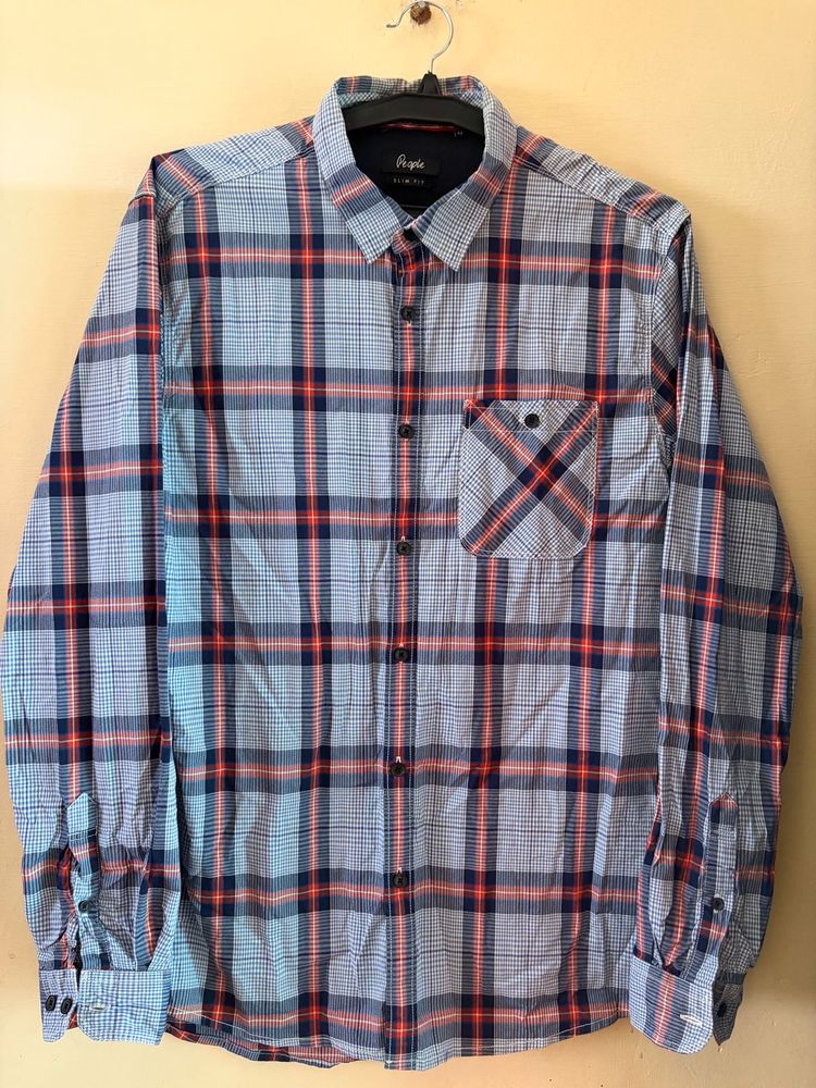 Men's Plaid Long Sleeve Shirt