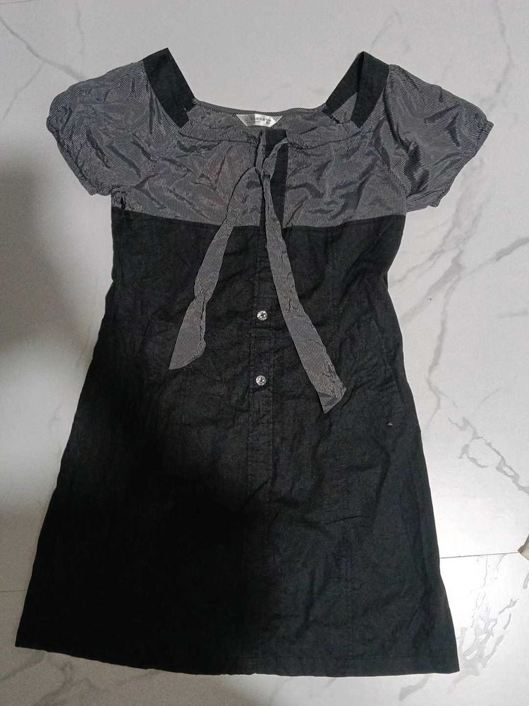 Chic Black &amp; Grey Dress