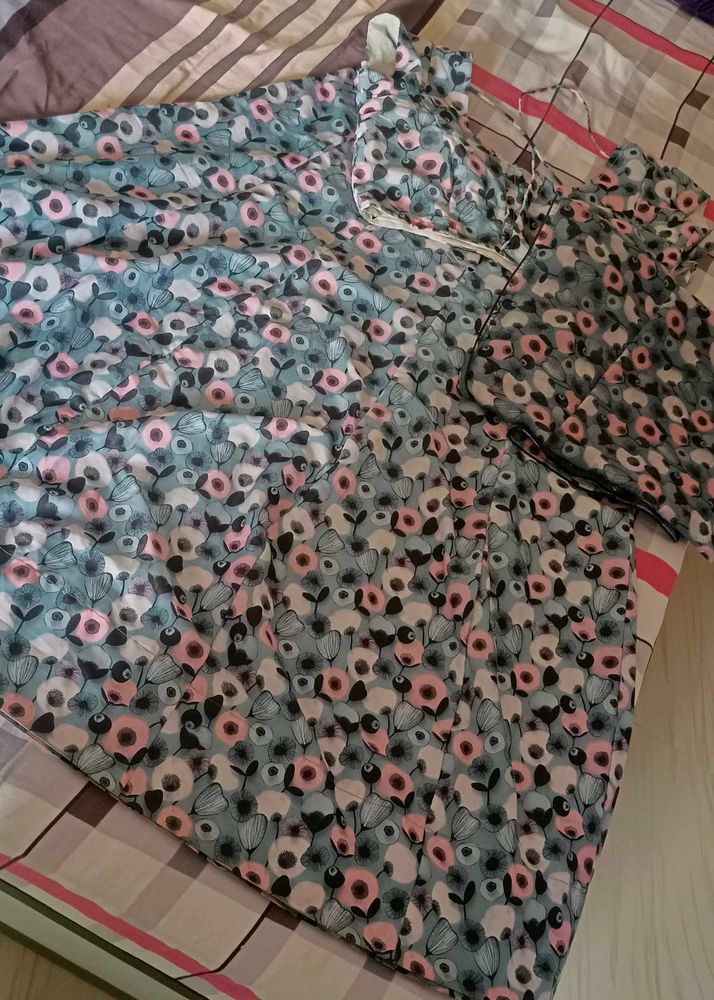 co-ord set Floral Print Lehenga Choli Se