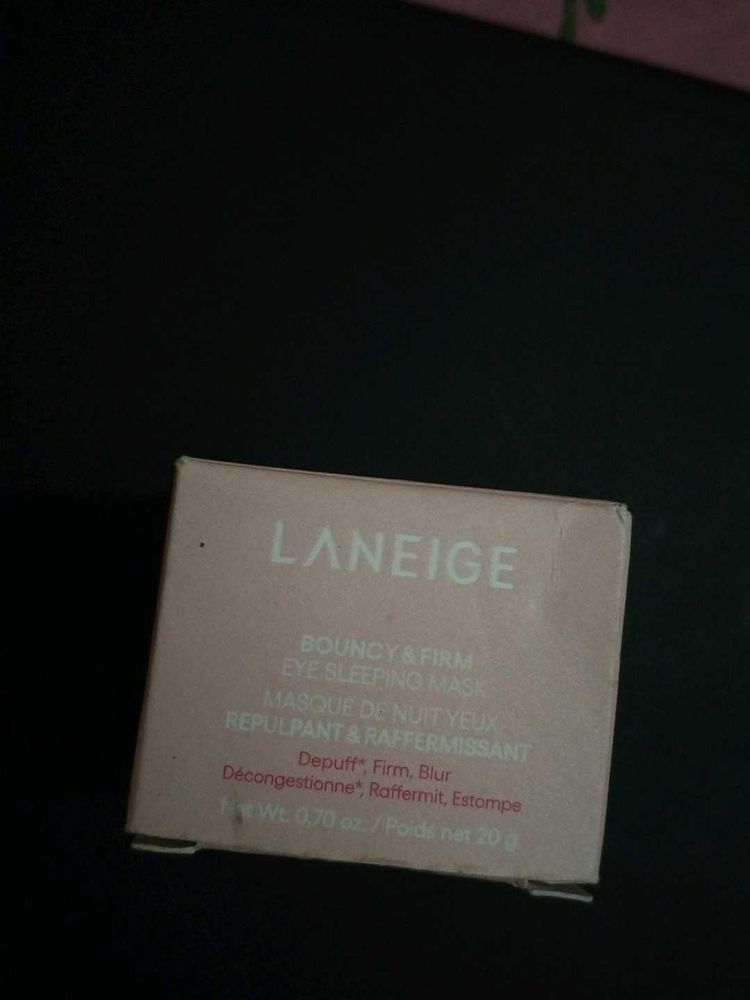 Laneige Bouncy &amp; Firm Eye Sleeping Mask