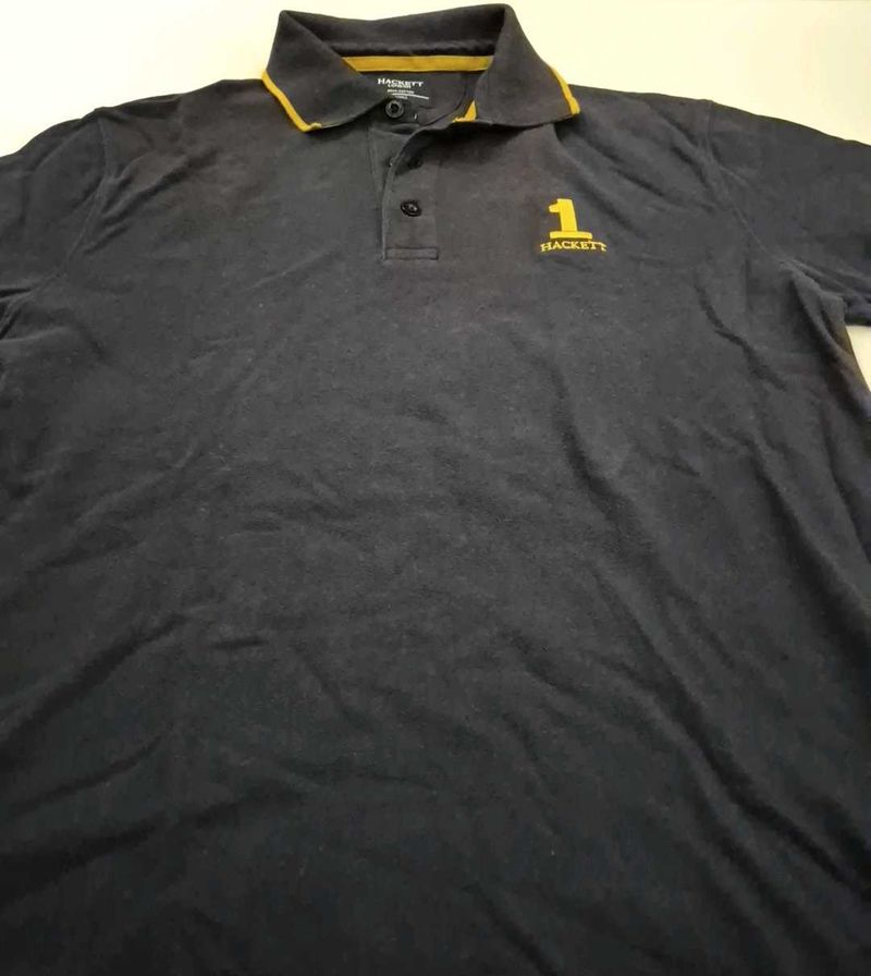 Tshirt Polo Navy Blue Original Hackett