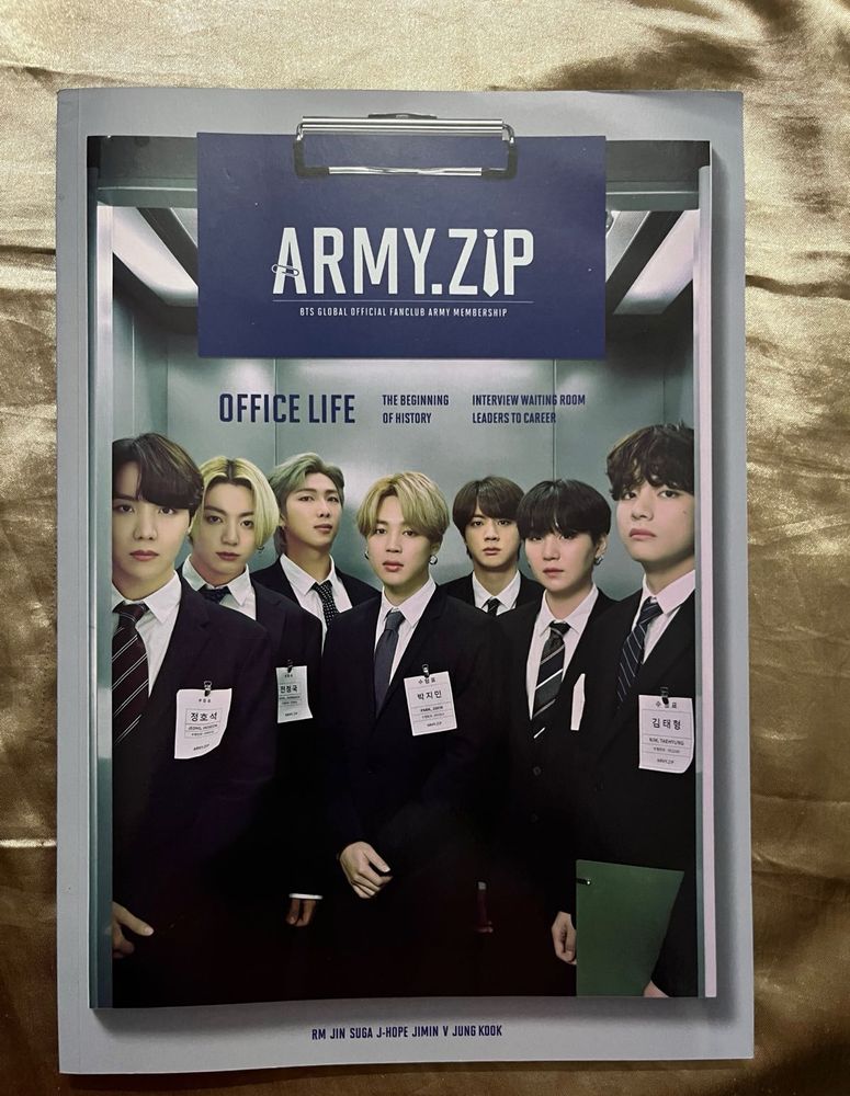 Official BTS ARMY Zip Fanclub Photobook