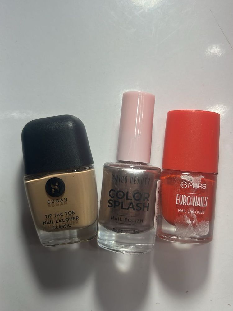 Bundle of Nail Polishes Sugar: cookie cutter , S