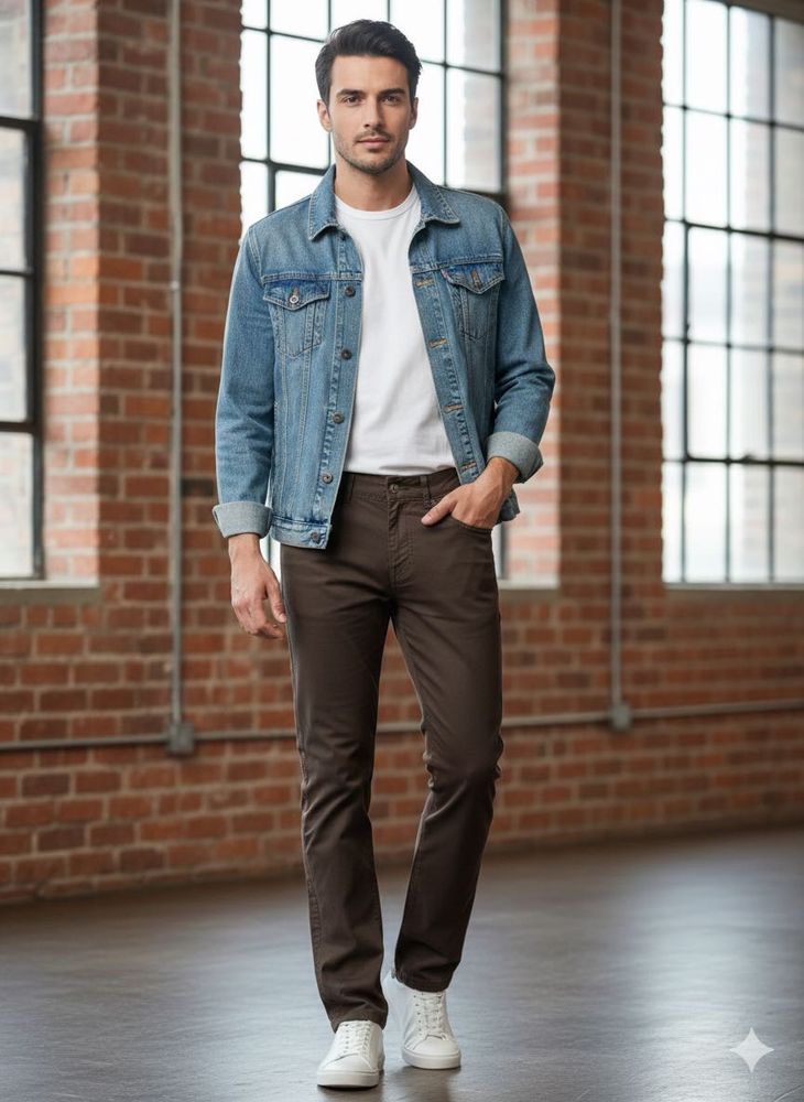 Stylish Brown Chinos