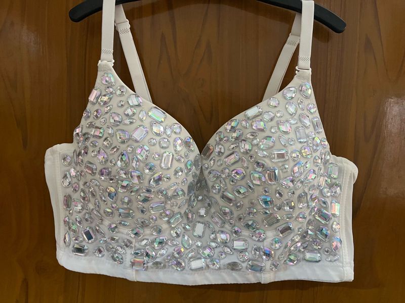Sparkling Embellished Bralette