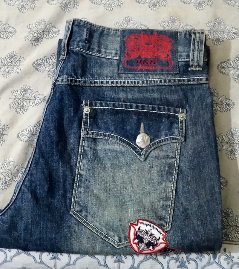 🔥 RARE VINTAGE JNCO Style Y2K MAC BAGGY JEANS 🔥