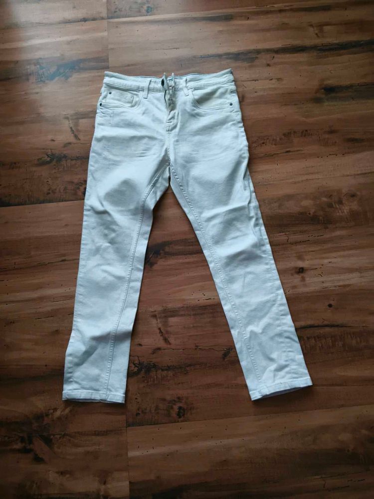 white Denim Jeans