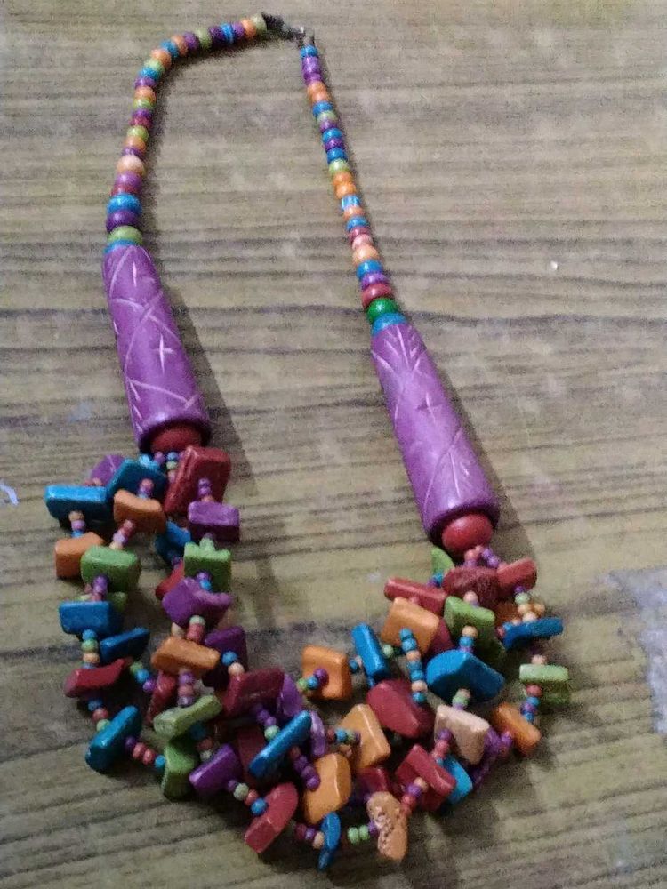 Boho Beaded Statement Necklace