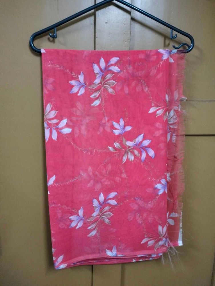 Brand New Elegant Chiffon Saree 🧡