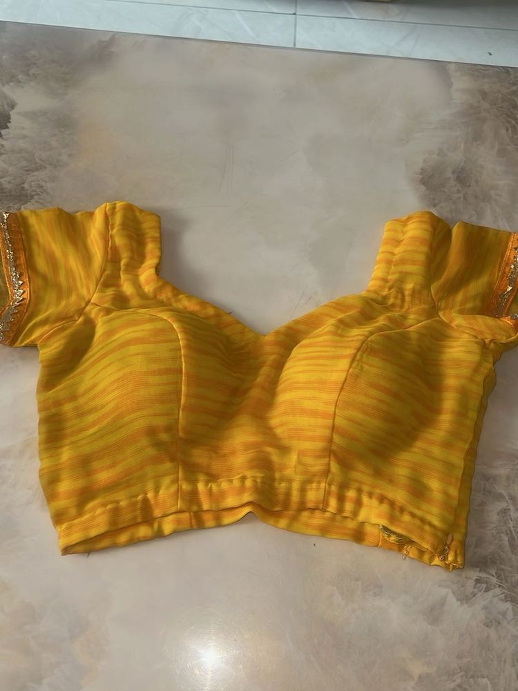 Orange Padded Blouse 🧡