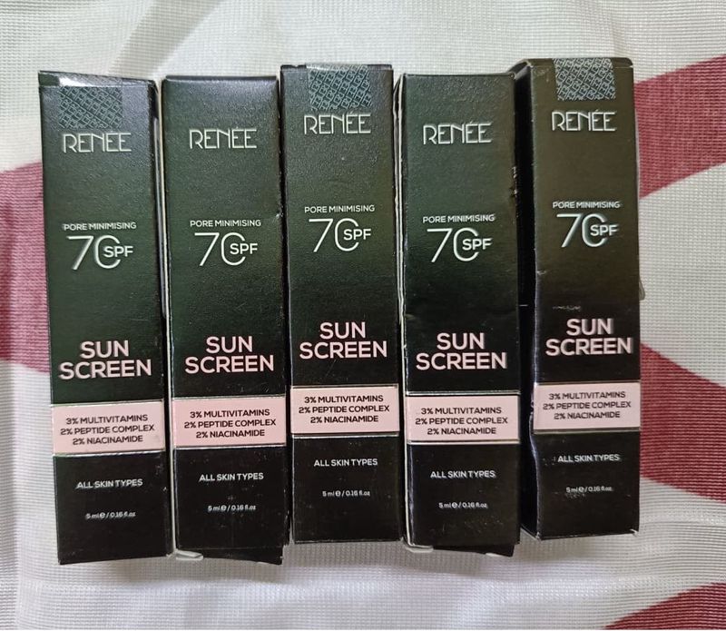 RENEE Pore Minimising Sunscreen SPF 70 set of 5