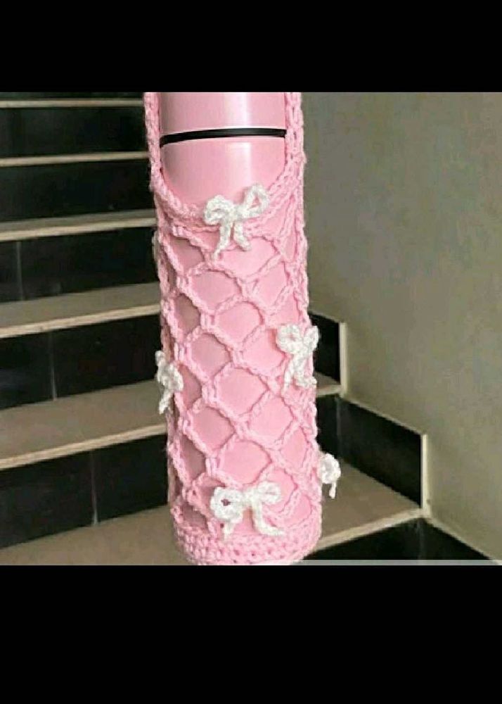 crochet bottle holder