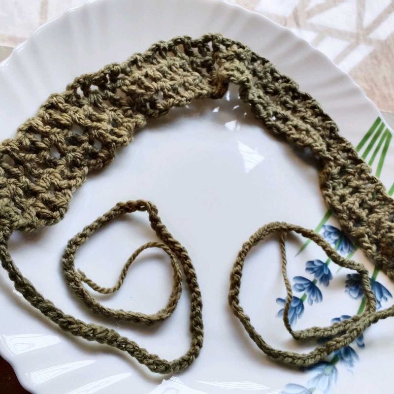 Mesh crochet Hairband✨️🍇forest fairy 🧚🏻‍♀️