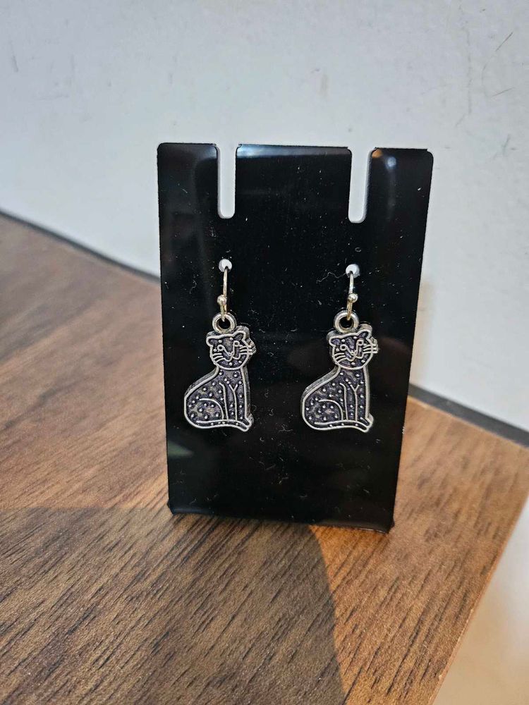 Cute Cat Dangle Earrings