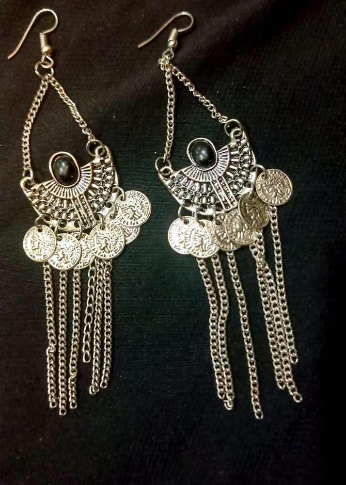 Bohemian Coin Dangle Earrings