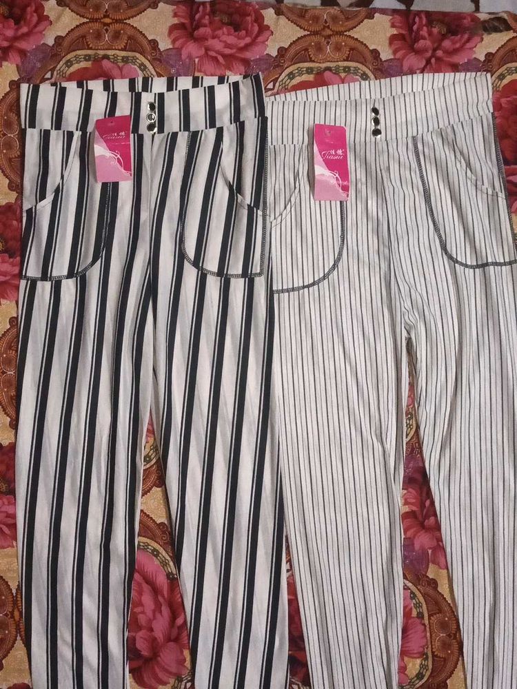 Combo of 2 straight plazo pants