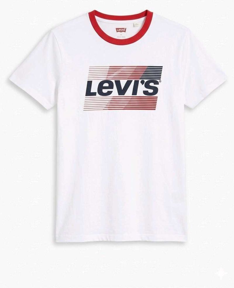 brand new Levi's White Logo T-Shirt