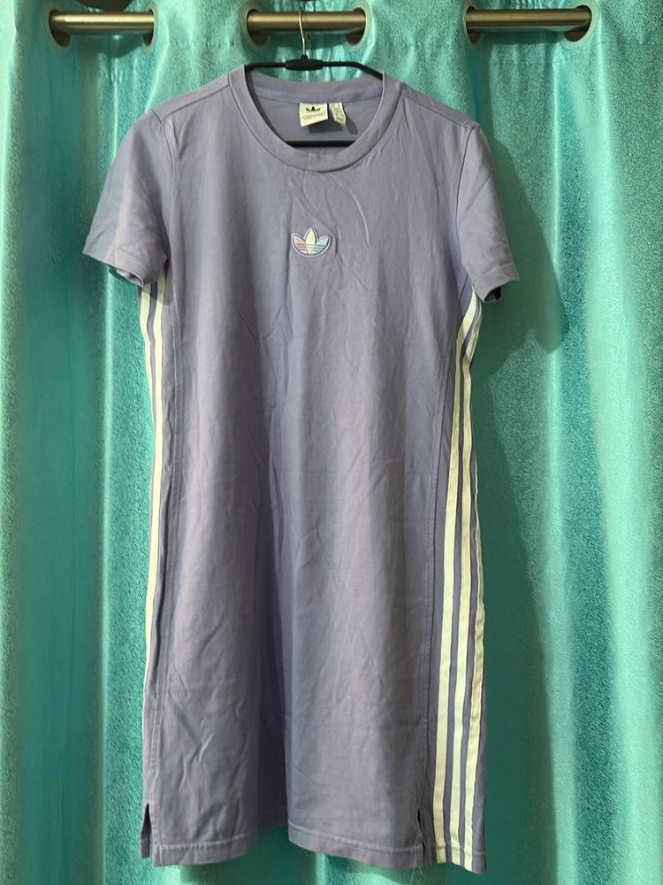 Adidas Lavender T-Shirt Dress