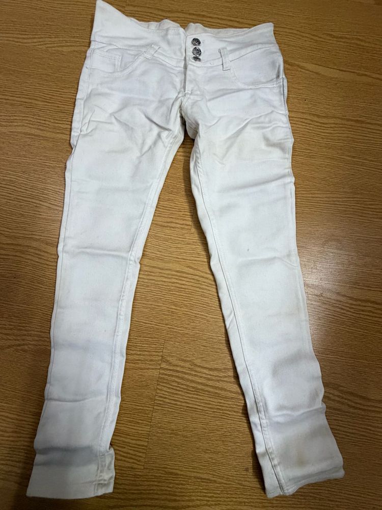 White Skinny Fit Jeans