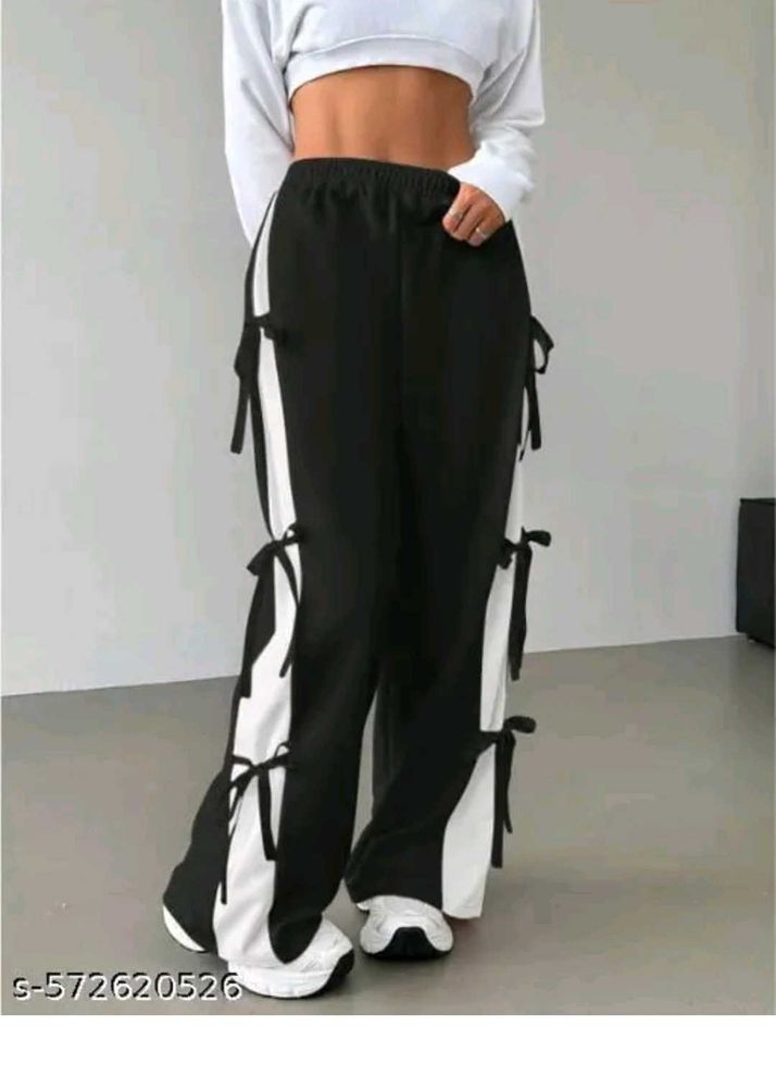 Y2k Streetwear Stylish Black &amp; White Cargo Pants
