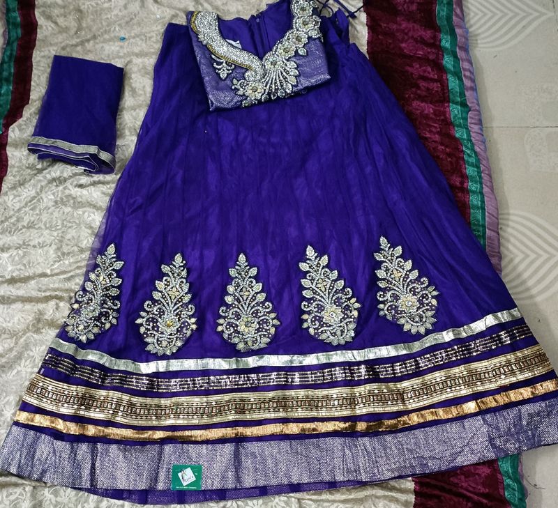 Dress In Blue Full Set In 3 Piece