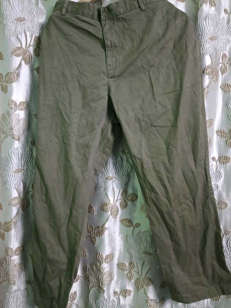 Olive Green Chino Pants