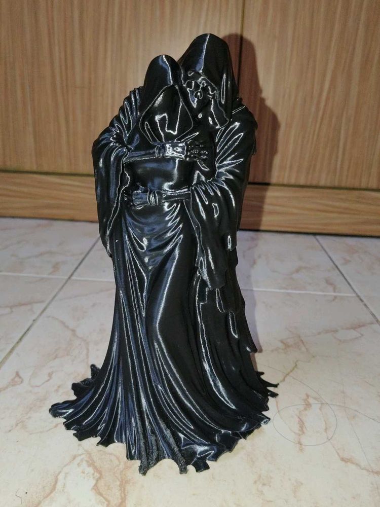 3d Reaper Gothic Couple Sculpture