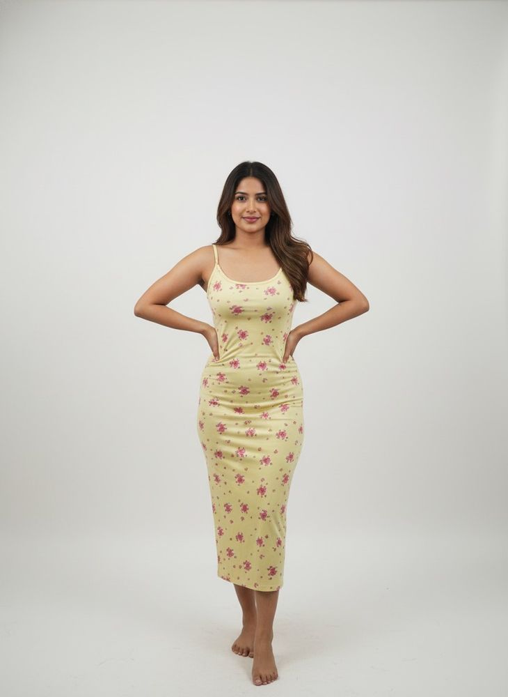 SALE - Floral Print Spaghetti Strap Dress