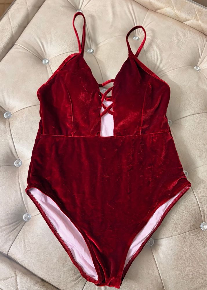 Velvet One-Piece bodysuit