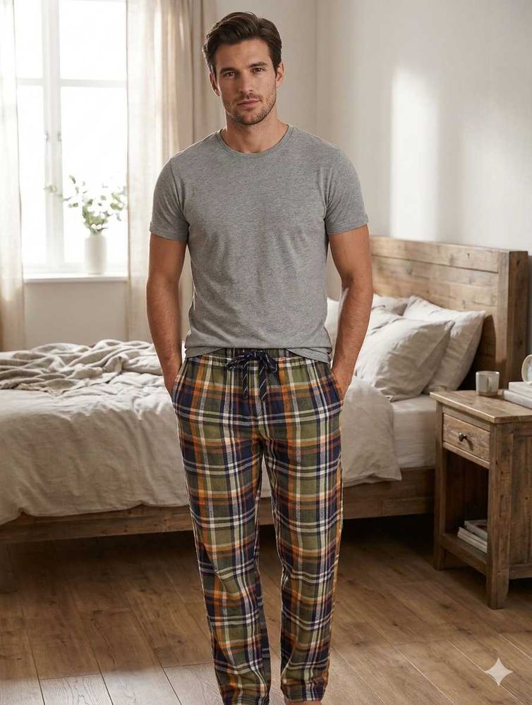Men's Plaid Pajama Pants
