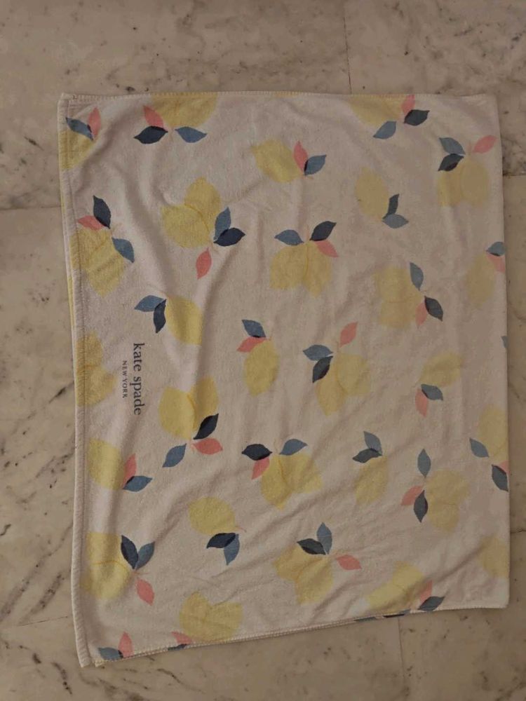 Kate Spade Lemon Print Beach Towel