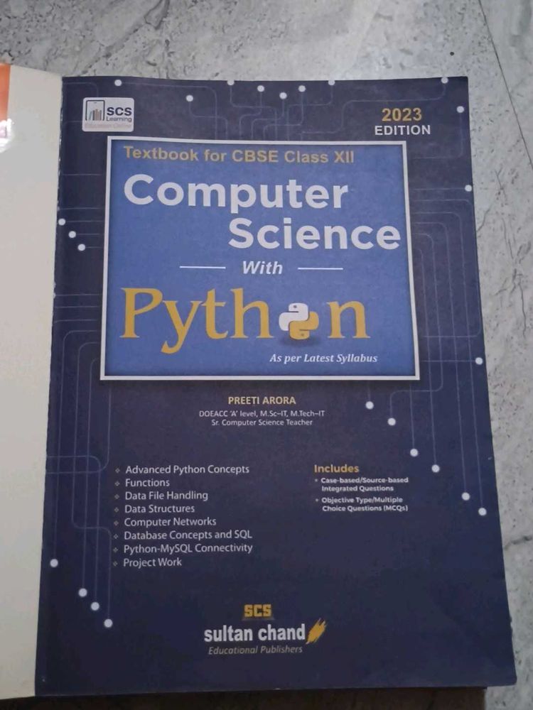 CBSE Class XII Computer Science with Python Textbo