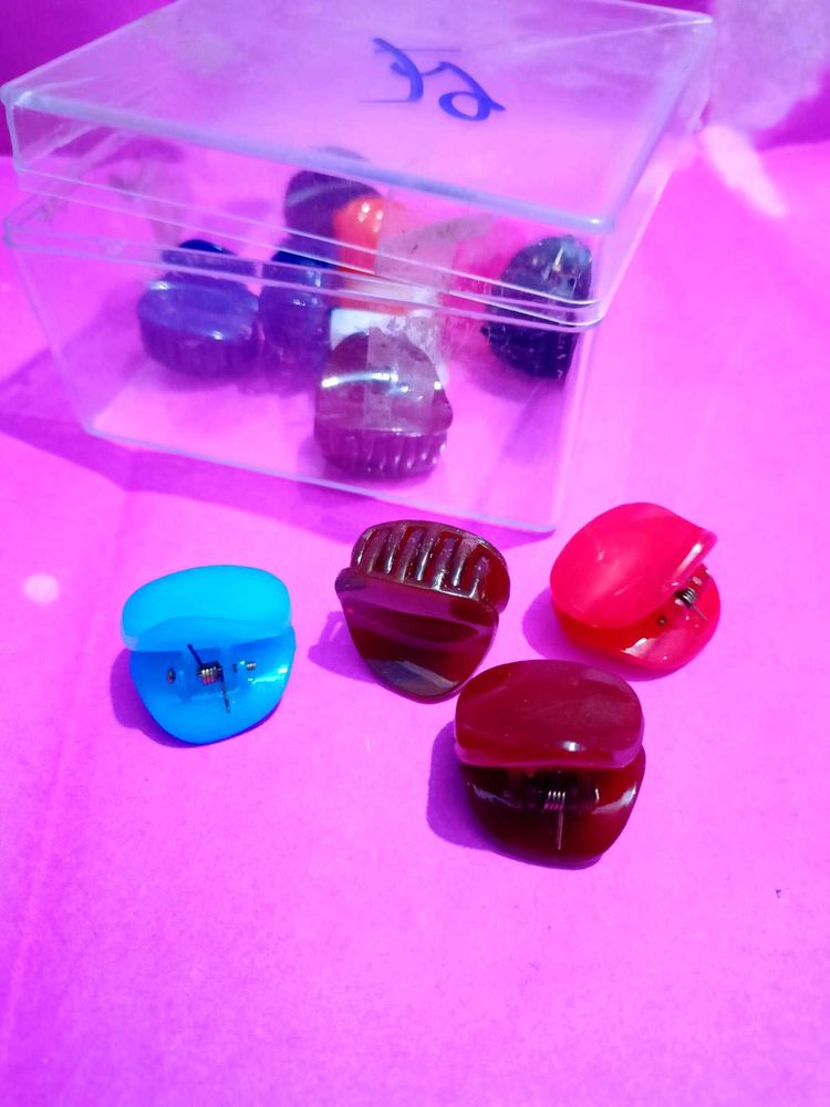 Mini Hair Claw Clips - Set of 12